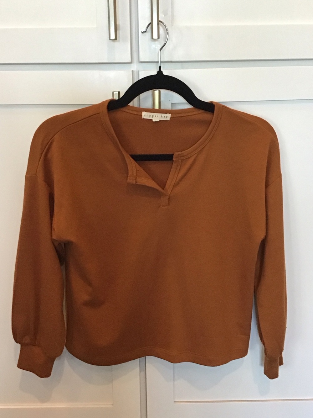 Copper Key Rust Orange Kids Sweatshirt Top